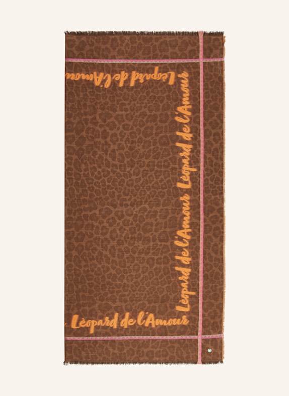 CODELLO Chusta BRĄZOWY / JASNOPOMARAŃCZOWY / RÓŻOWY