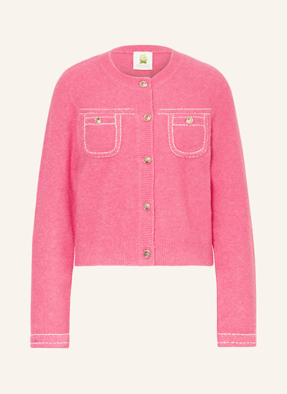 Princess GOES HOLLYWOOD Strickjacke ROSA / WEISS