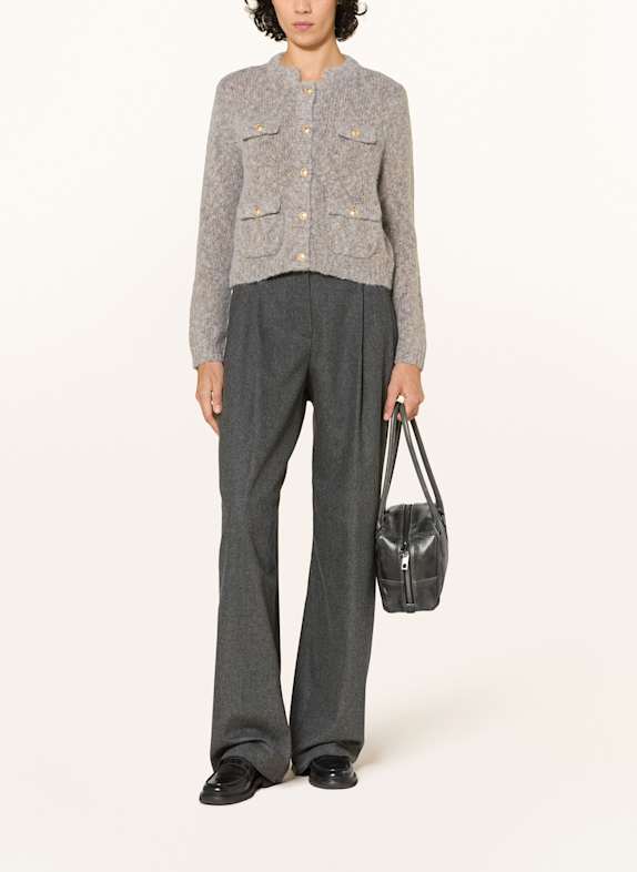 Princess GOES HOLLYWOOD Cardigan with glitter thread LIGHT GRAY / GRAY / GOLD