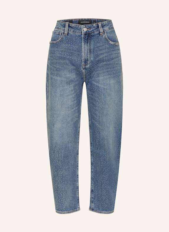 ELIAS RUMELIS Barrel jeans YOANA SPARKLE with decorative gems 1168 college blue