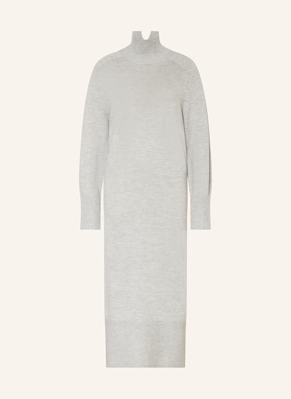 BOSS Strickkleid FAGLIATELLE HELLGRAU