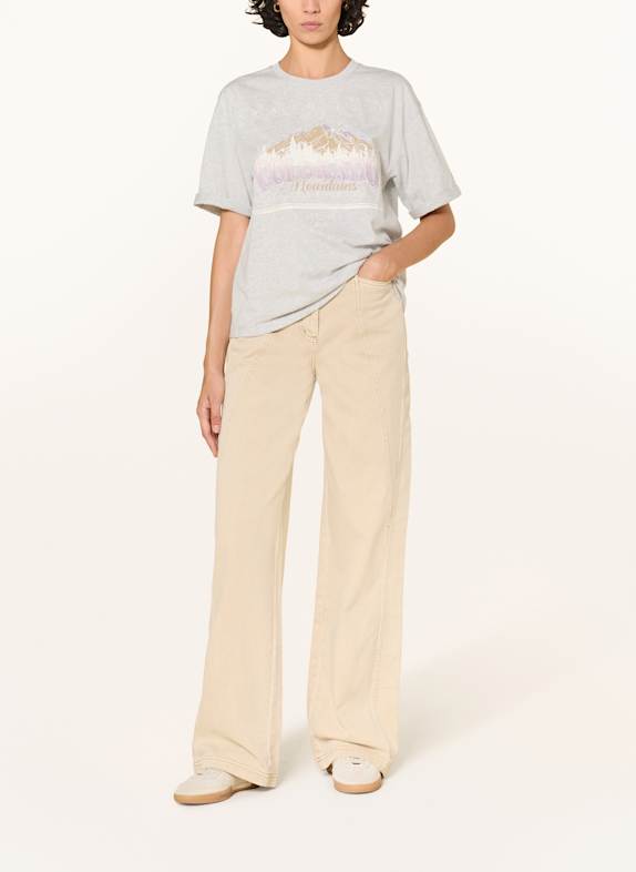 BOSS T-shirt EVI LICHTGRIJS