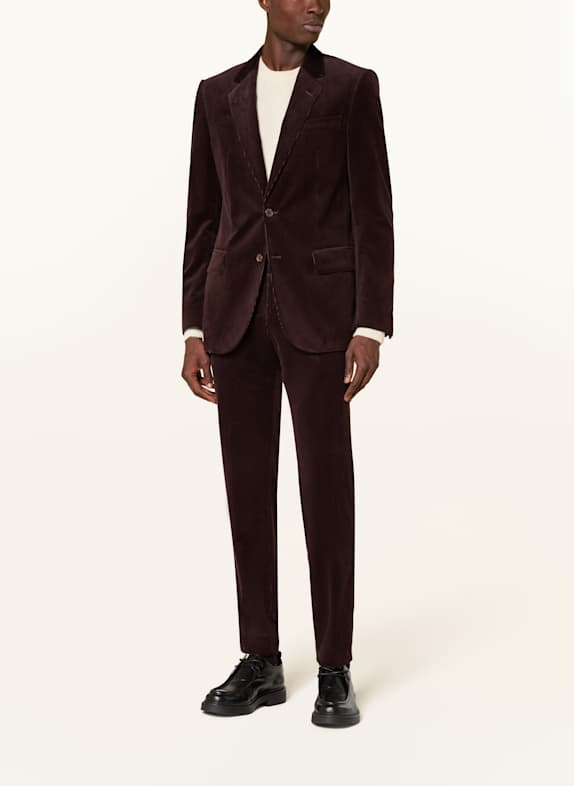 BOSS Anzugsakko SB-SUIT Slim Fit aus Cord 244 OPEN BROWN