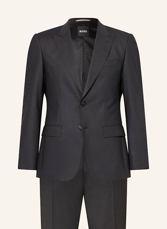 BOSS Anzug HUGE Slim Fit SCHWARZ