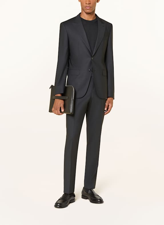 BOSS Anzug HUGE Slim Fit SCHWARZ