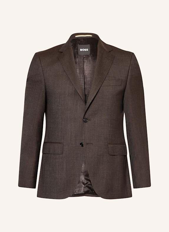 BOSS Anzugsakko JECKSON Regular Fit DUNKELBRAUN