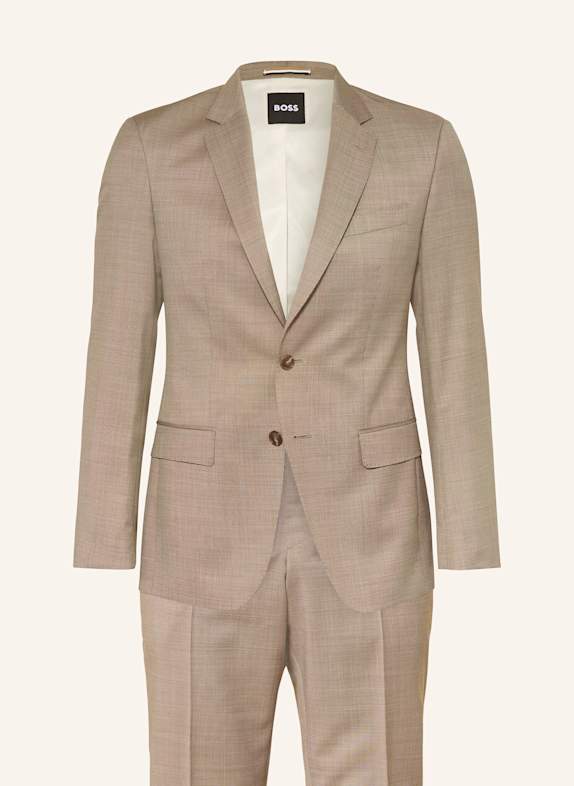 BOSS Anzug HUGE Slim Fit BEIGE