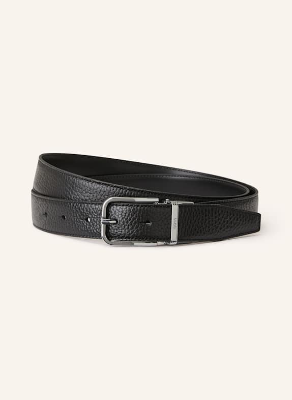 BOSS Leather belt MADISON BLACK