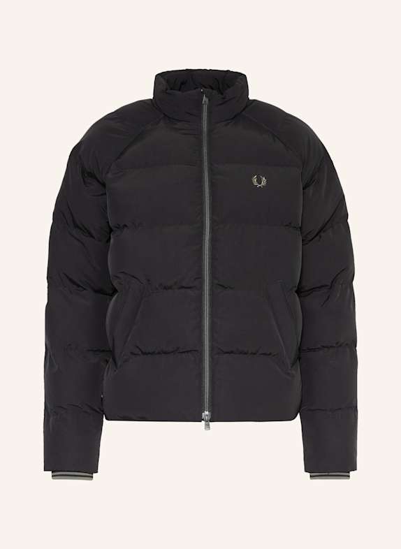FRED PERRY Steppjacke SCHWARZ
