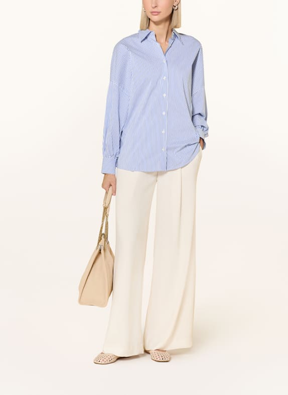 Emily VAN DEN BERGH Hemdbluse WEISS / BLAU