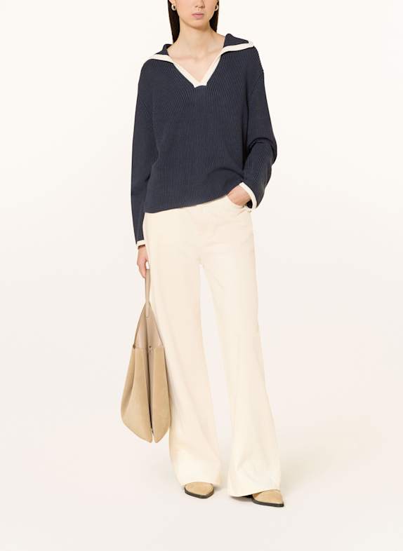 Miss Lagotte Sweater DARK BLUE / WHITE