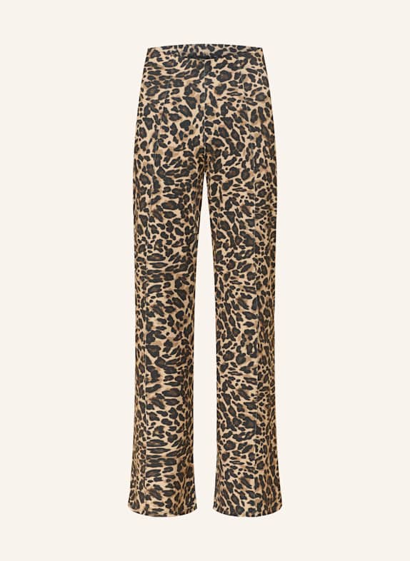 Miss Lagotte Jerseyhose BEIGE / SCHWARZ / BRAUN