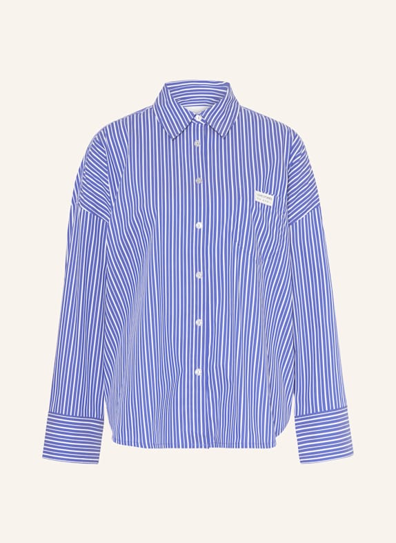 OH APRIL Hemdbluse HLY BLAU / WEISS