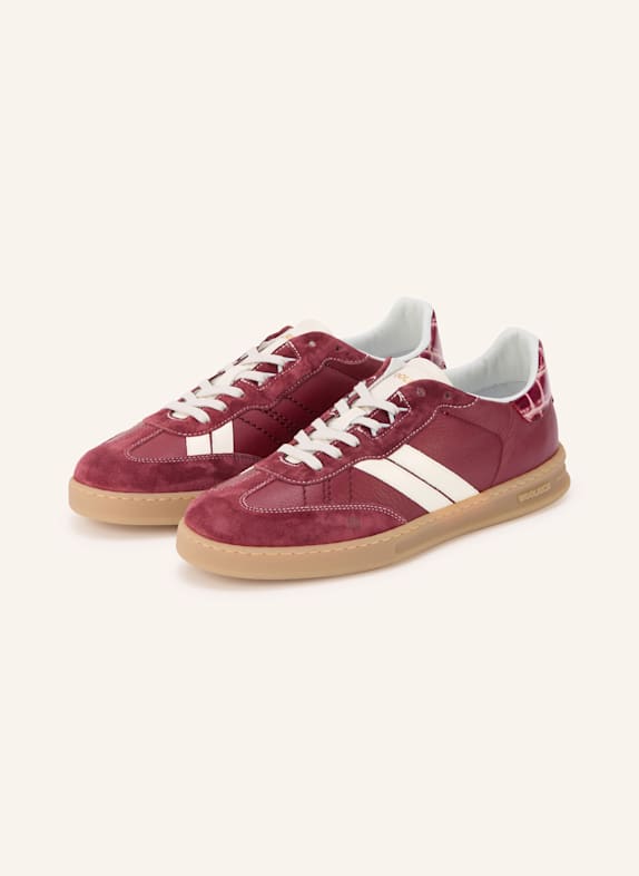 WOOLRICH Sneaker DUNKELROT/ WEISS