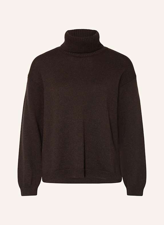 MAERZ MUENCHEN Rollkragenpullover DUNKELBRAUN