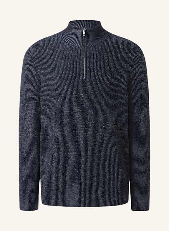 MAERZ MUENCHEN Troyer aus Merinowolle DUNKELBLAU