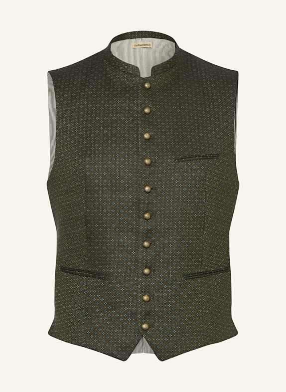 Gottseidank Trachtenweste KONSTANTIN DUNKELGRÜN/ MINT/ SCHWARZ