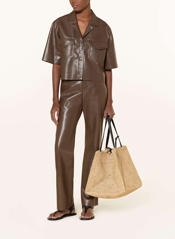 Nanushka Shopper THE ORIGAMI HELLGELB