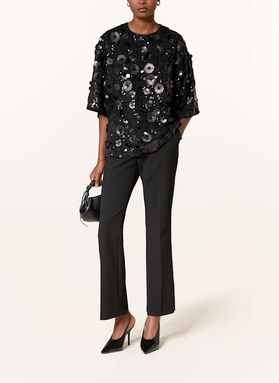 ESSENTIEL ANTWERP Blouse-shirt ISPARKLE ZWART