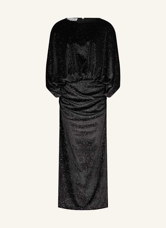 ESSENTIEL ANTWERP Samtkleid IVIDENCE SCHWARZ
