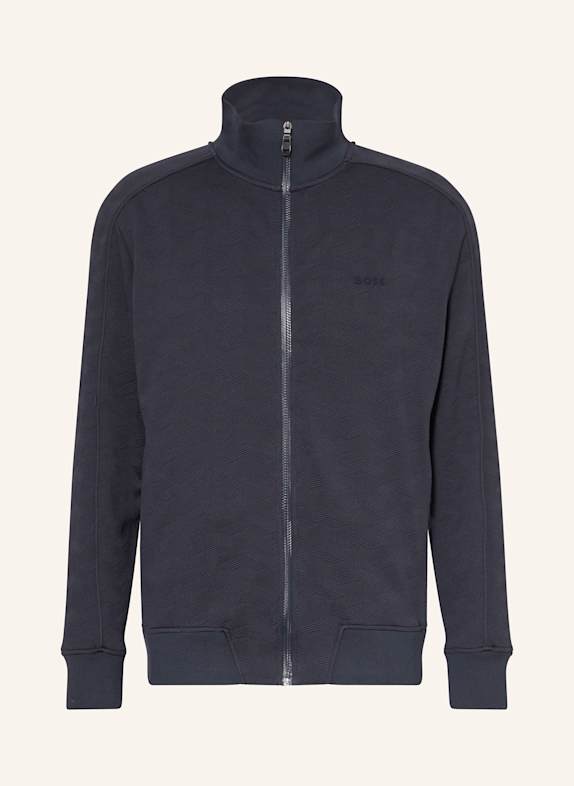 BOSS Sweatjacke MIRROR DUNKELBLAU