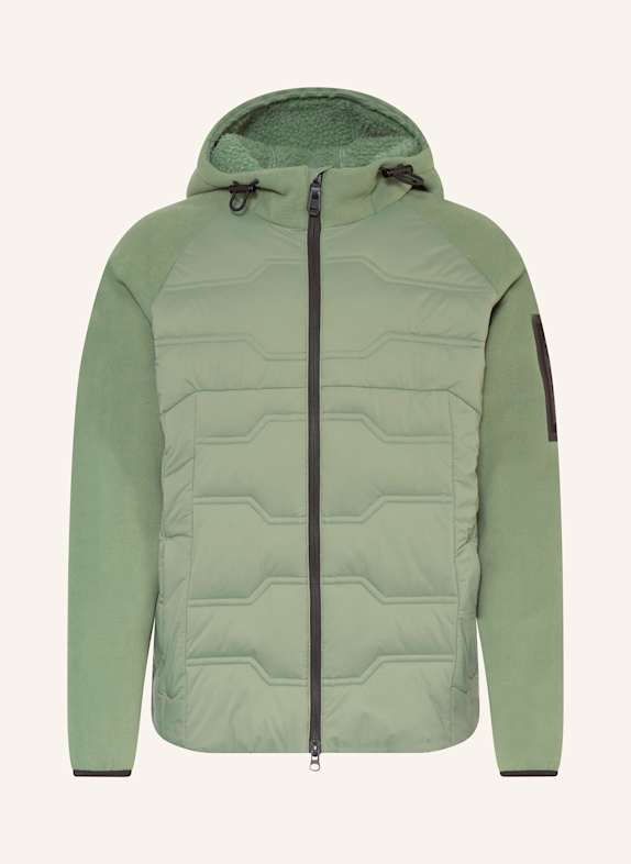 BOSS Steppjacke OW_HOLE19 im Materialmix GRÜN