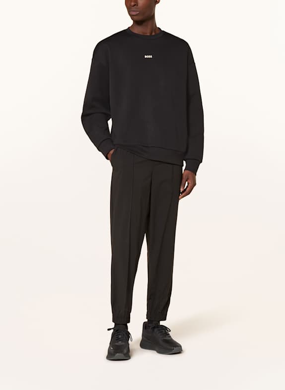 BOSS Bluza nierozpinana STENSON CZARNY