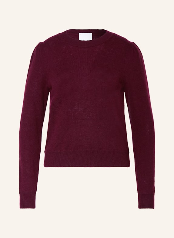 ALLUDE Cashmere-Pullover DUNKELROT