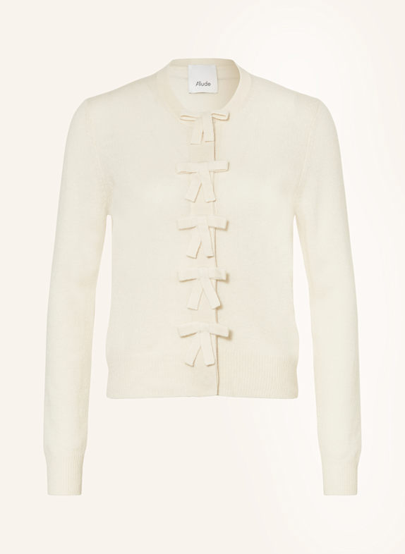 ALLUDE Strickjacke aus Cashmere ECRU