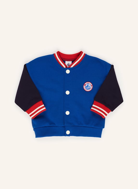 PETIT BATEAU College-Jacke BLAU/ DUNKELBLAU/ ROT