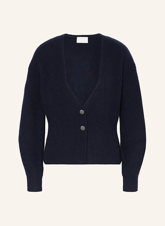 HEMISPHERE Strickjacke aus Cashmere DUNKELBLAU
