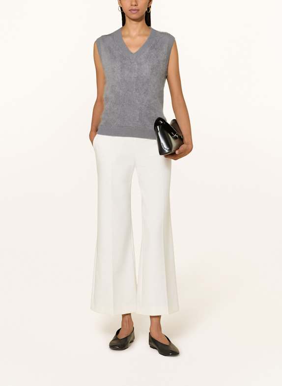 HEMISPHERE Cashmere trui zonder mouwen GRIJS