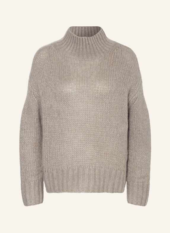 HEMISPHERE Cashmere-Pullover HELLGRAU