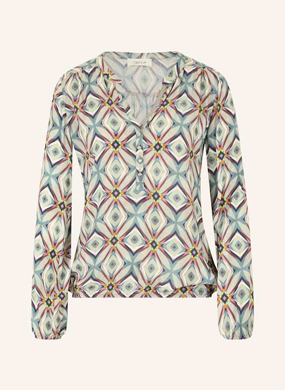 CARTOON Shirt blouse TEAL/ GRAY/ PINK