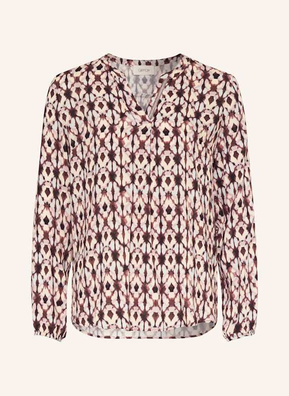 CARTOON Shirt blouse ROSE/ DARK BROWN/ BLUE GRAY