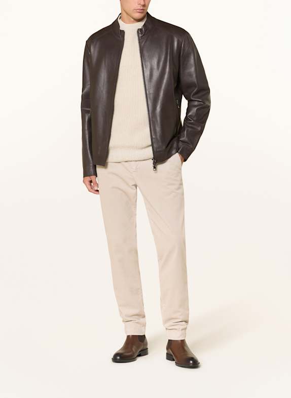 ALBERTO Corduroybroek JUMP in joggingstijl Slim Fit BEIGE