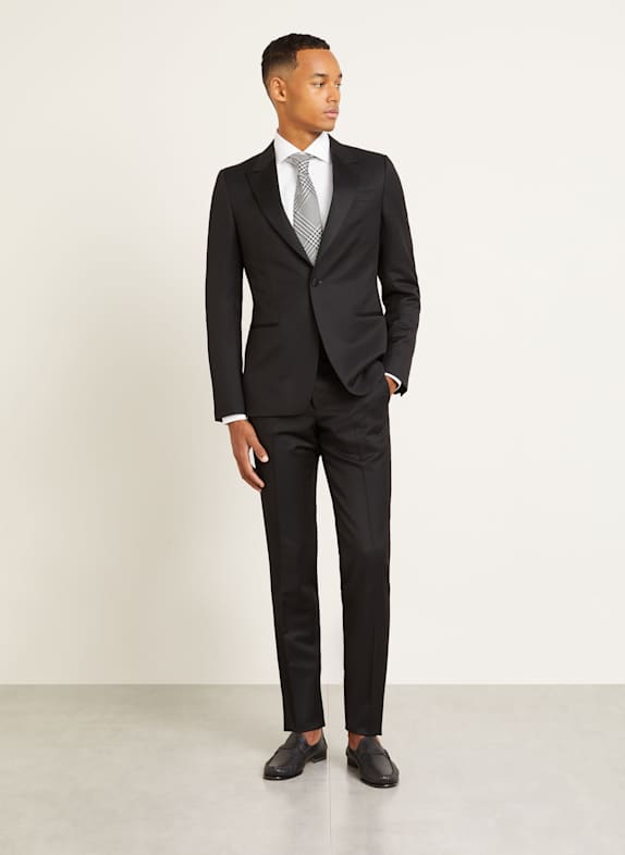 ZEGNA Oblek Tailored Fit 776 BLACK