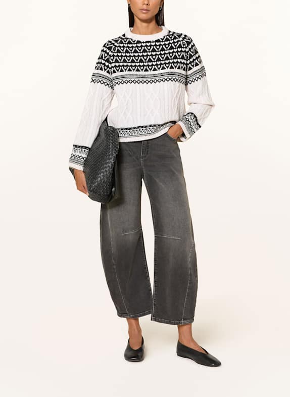 darling harbour Pullover CREME/BLACK