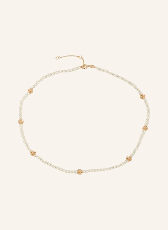 TORY BURCH Halskette KIRA WEISS/ GOLD