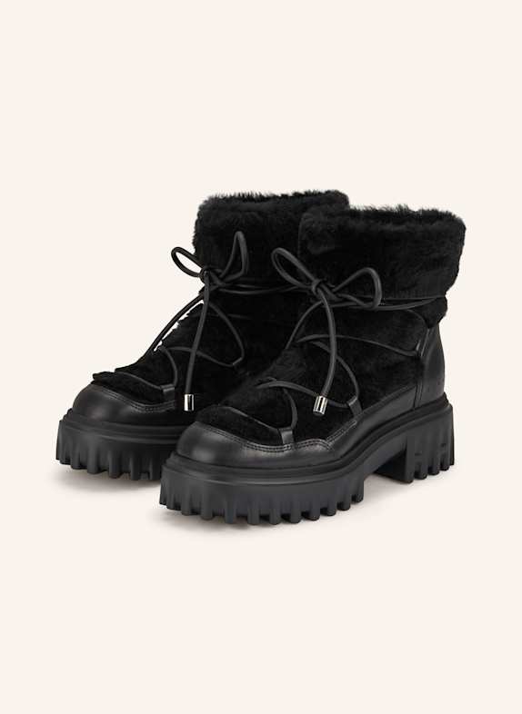 HOGAN Plateau-Boots H700 SCHWARZ