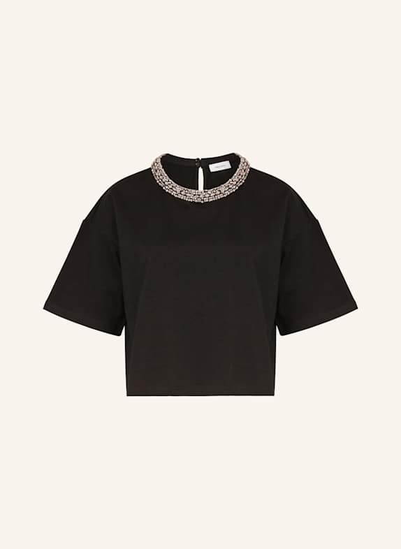 darling harbour T-Shirt mit Schmucksteinen BLACK