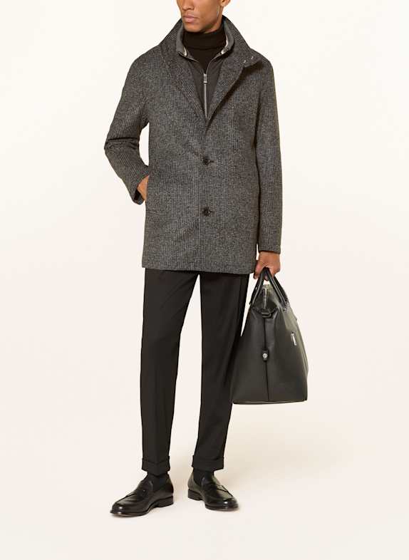 BOSS Mantel COXTAN mit Blende SCHWARZ