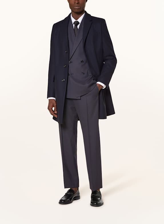 HUGO Wollmantel MIGOR2541 DUNKELBLAU