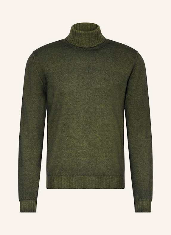 BOGLIOLI Rollkragenpullover aus Cashmere DUNKELGRÜN