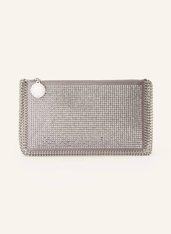 STELLA McCARTNEY Shoulder bag FALABELLA with decorative gems GRAY