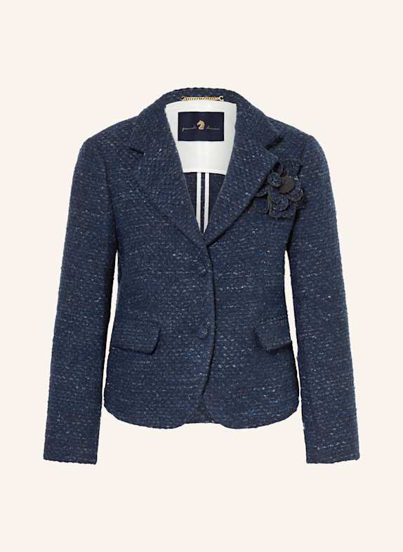 pamela henson Tweed-Blazer DUNKELBLAU