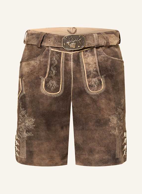 Spieth & Wensky Trachten-Lederhose GRACIANO DUNKELBRAUN