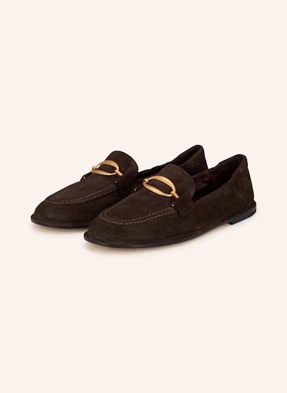 POMME D'OR Loafers MIA DARK BROWN