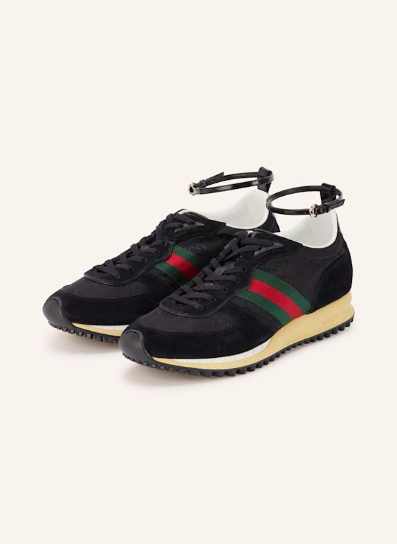GUCCI baskets NOIR/ VERT/ ROUGE