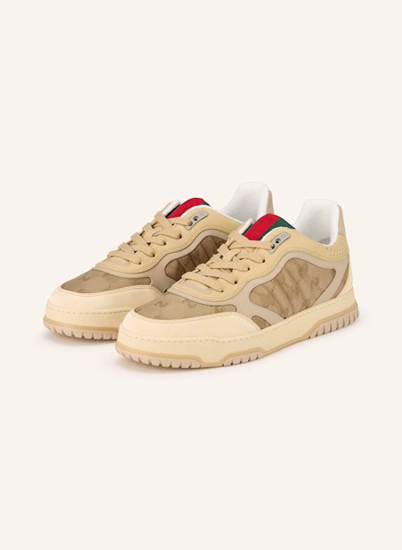 GUCCI Baskets RE-WEB BEIGE/ CRÈME